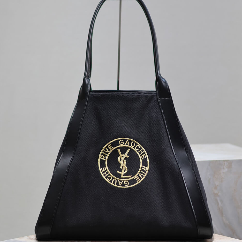 YSL rive gauche tote bag in canvas