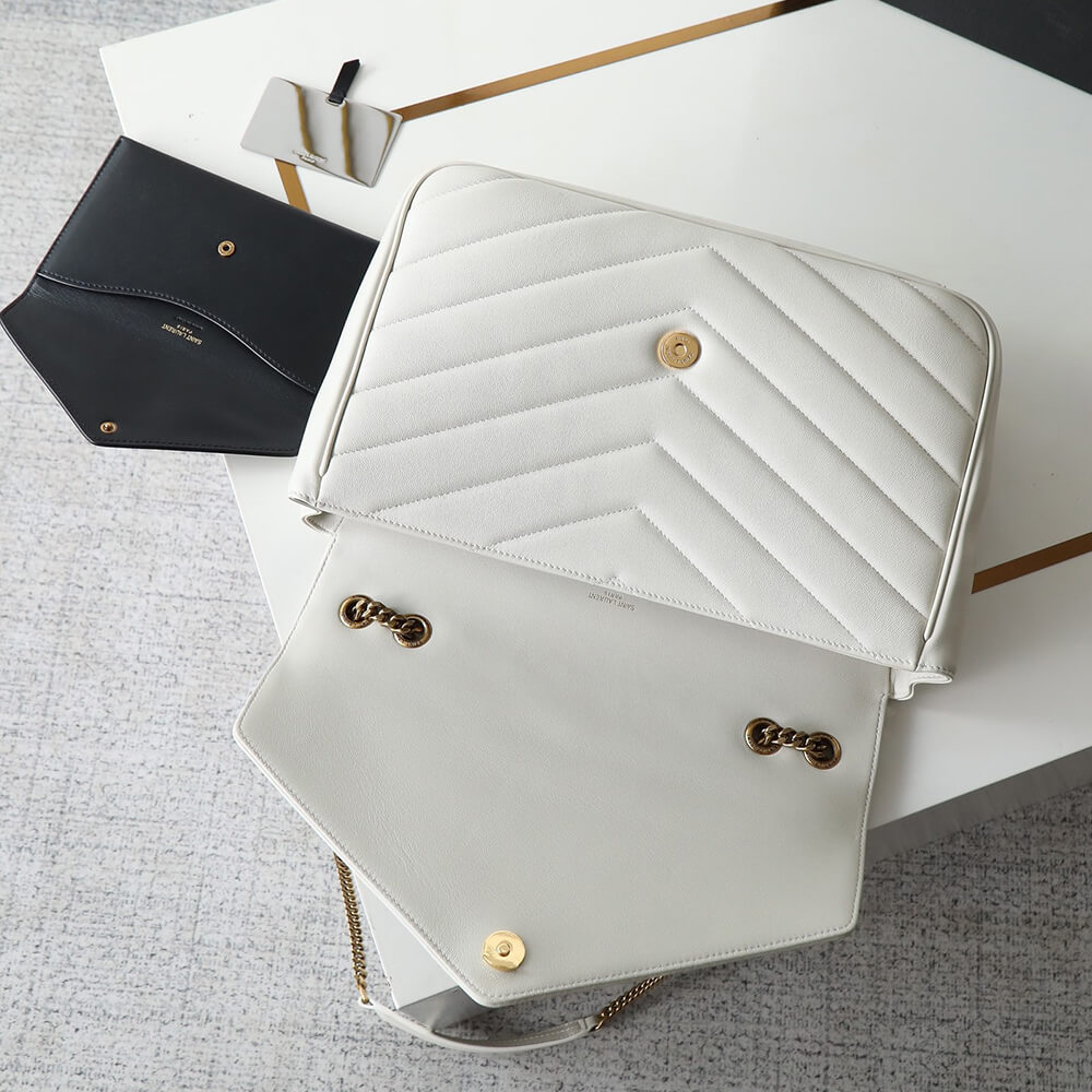 YSL LOULOU large in MATELASSE lambskin(HIGH-END GRADE)