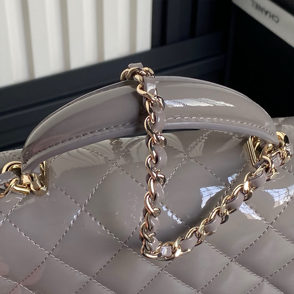 CHANEL Mini Classic Handbag With Top Handle
