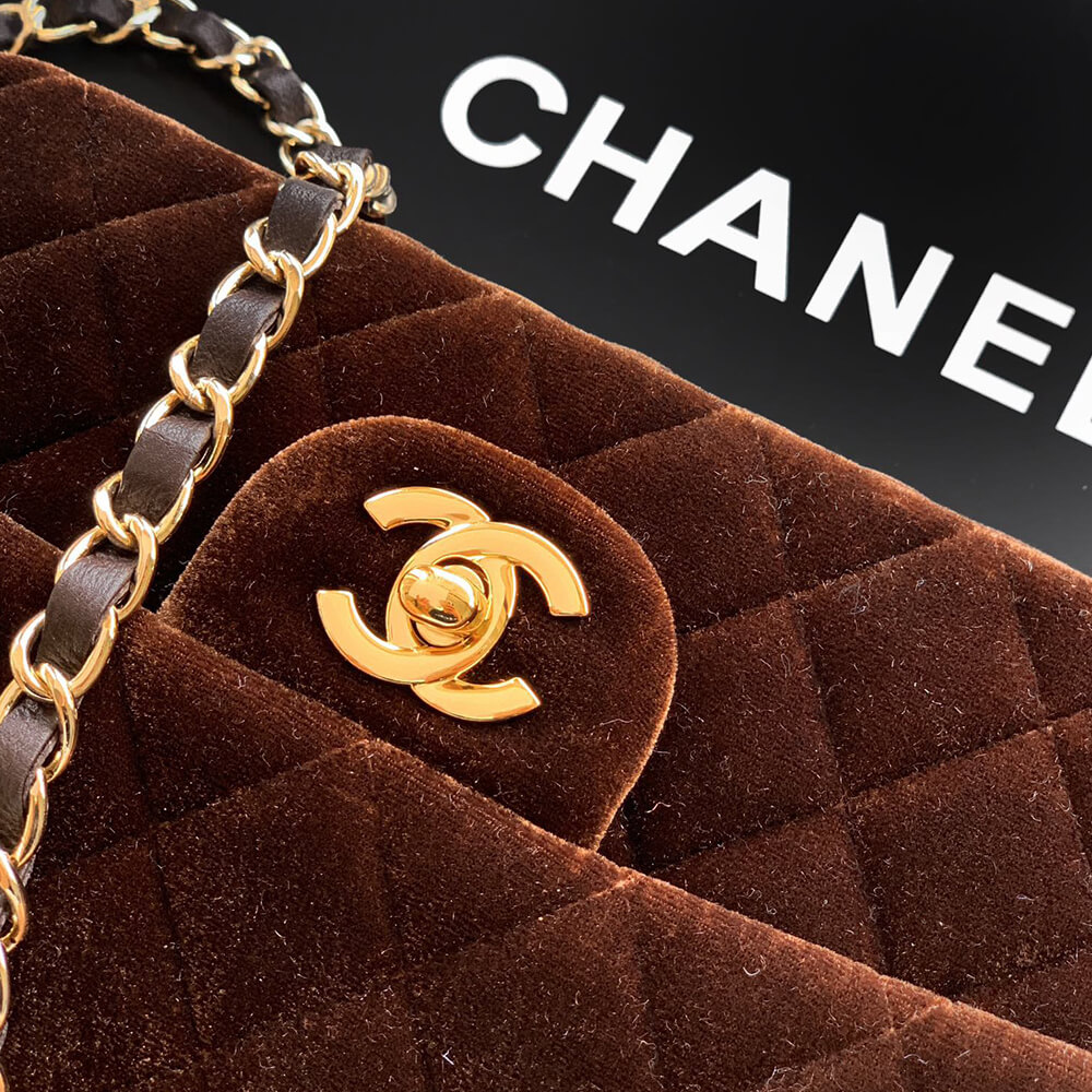 CHANEL SUEDE MINI FLAP BAG(HIGH-END GRADE)