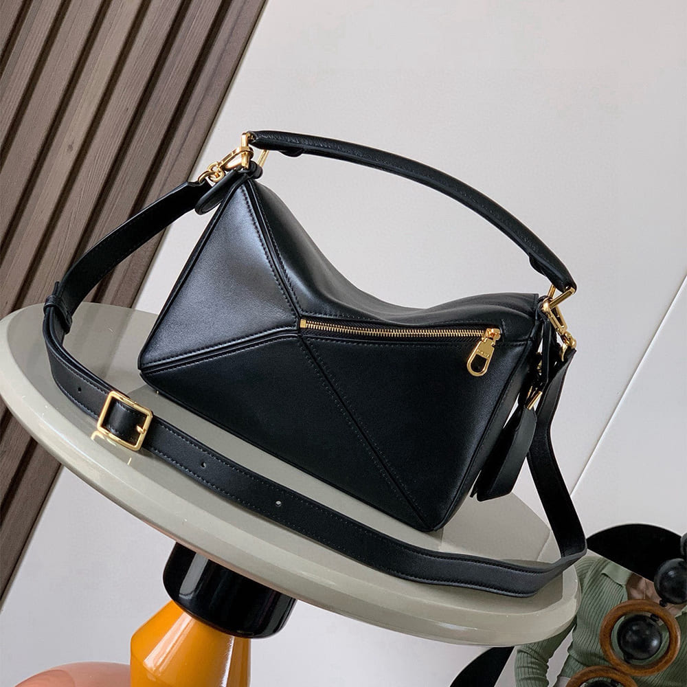 Loewe Small Featherlight Puzzle bag in nappa lambskin(HIGH-END GRADE)