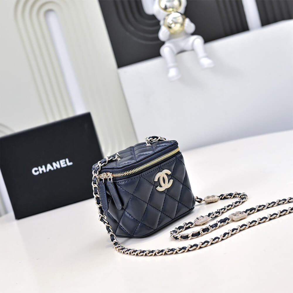 CHANEL Small Vanity with Chain(HIGH-END GRADE)