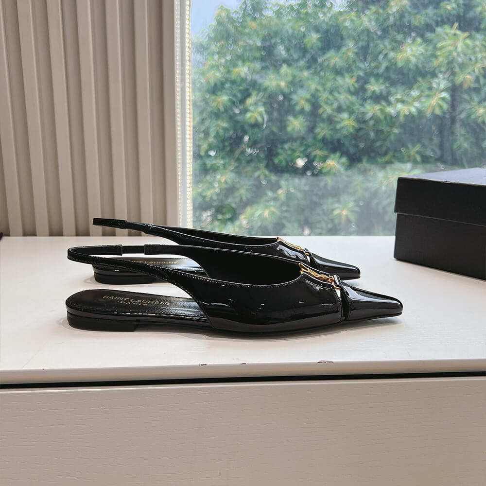 YSL Pointed Toe Slingback
