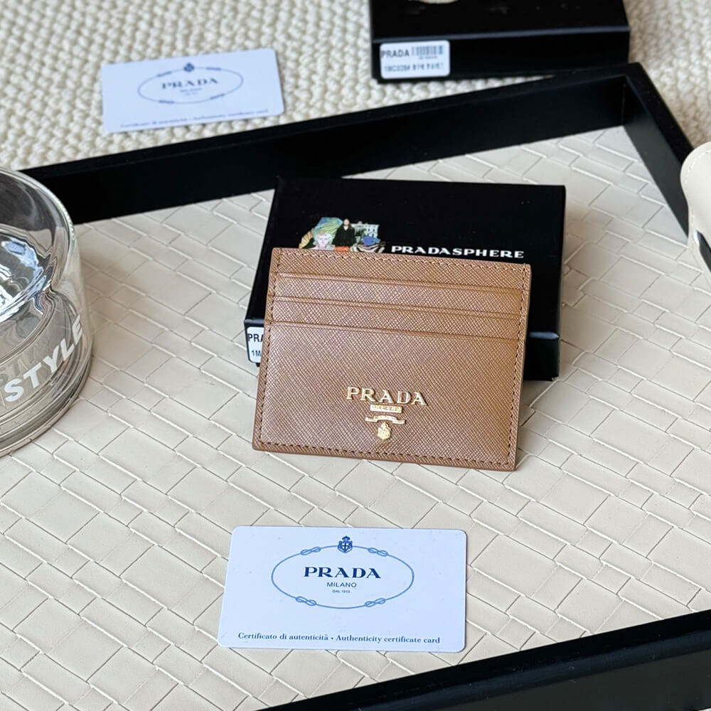 Prada Saffiano Leather Card Holder