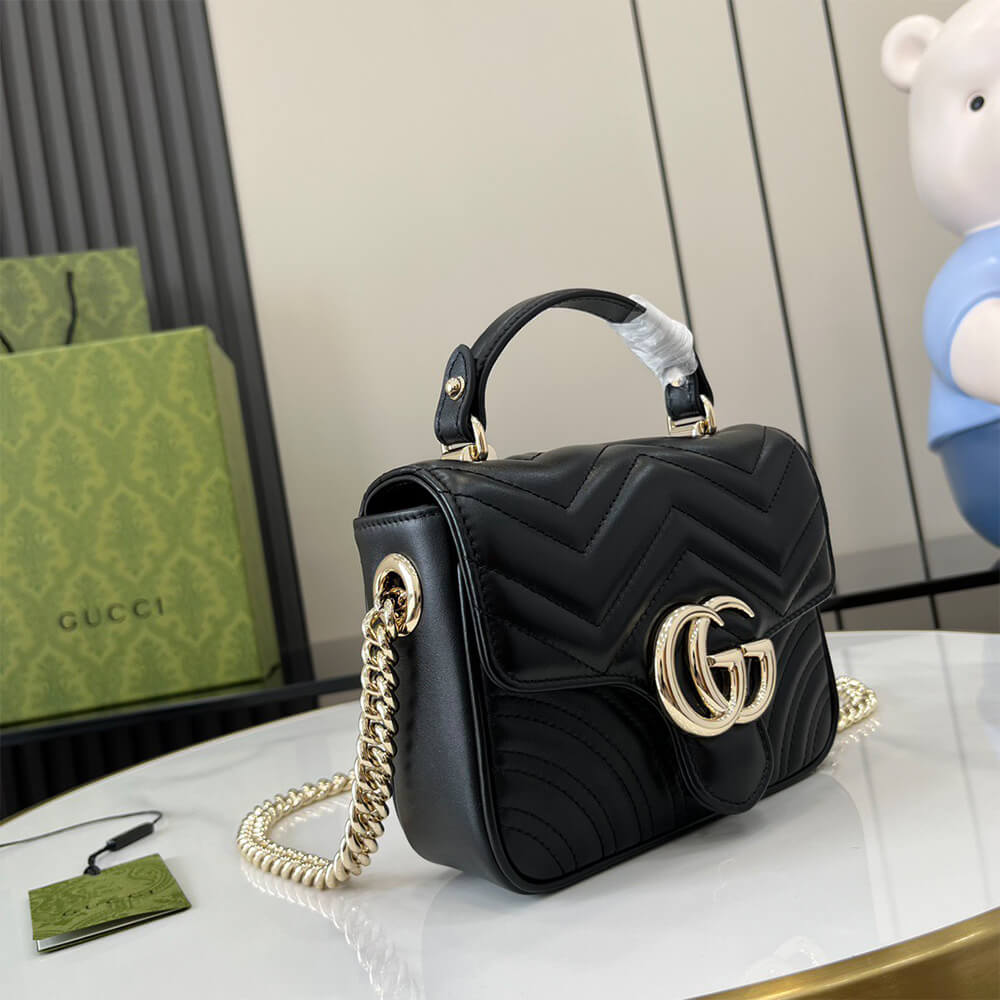 GG Marmont mini top handle bag