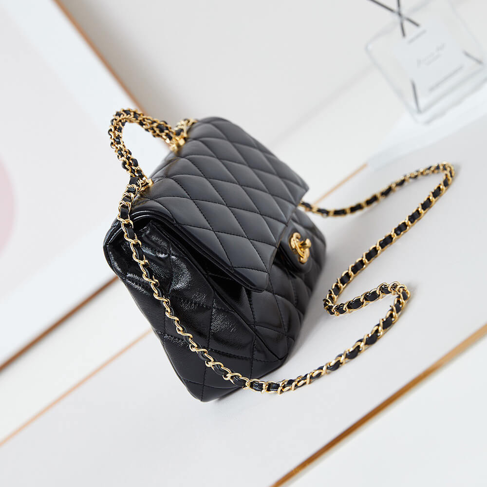 CHANEL Flap Bag with Top Handle