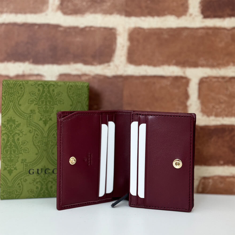 GG Marmont card case wallet