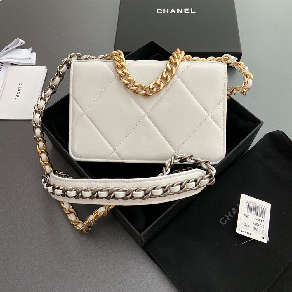 CHANEL 19 Wallet on Chain(high-end grade)
