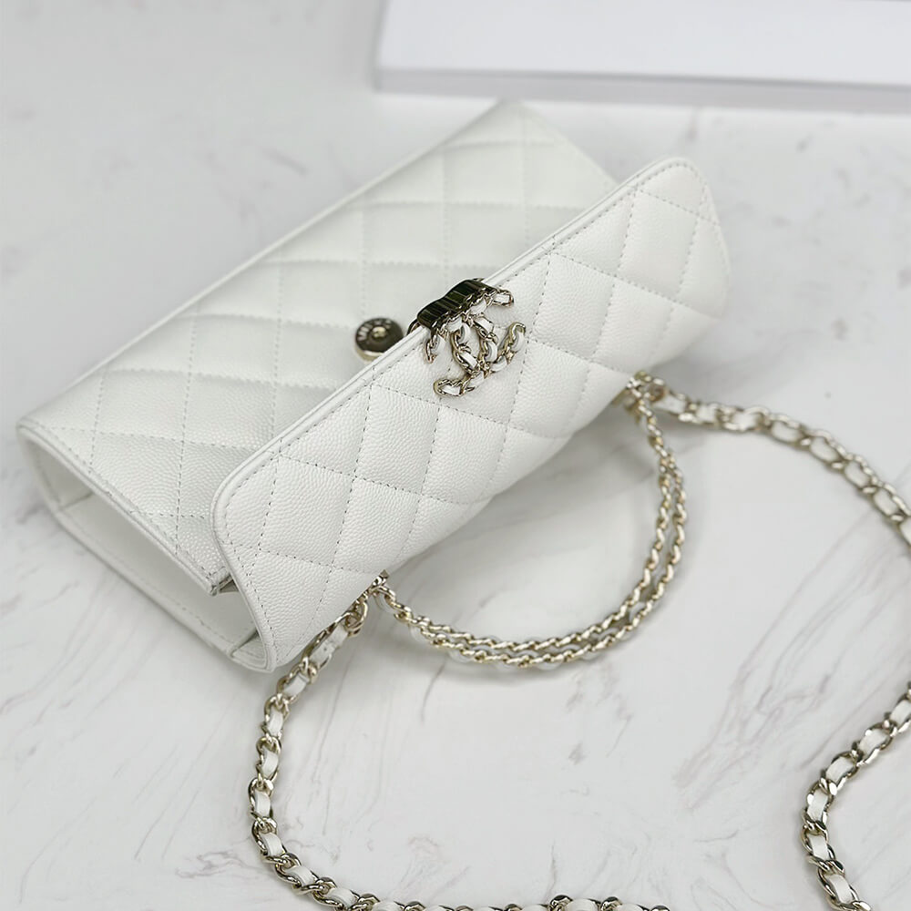 Chanel Flap Phone Holder with Chain(HIGH-END GRADE)