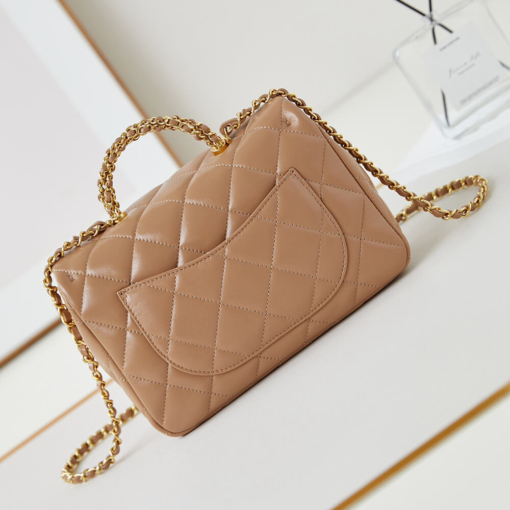 CHANEL Flap Bag with Top Handle