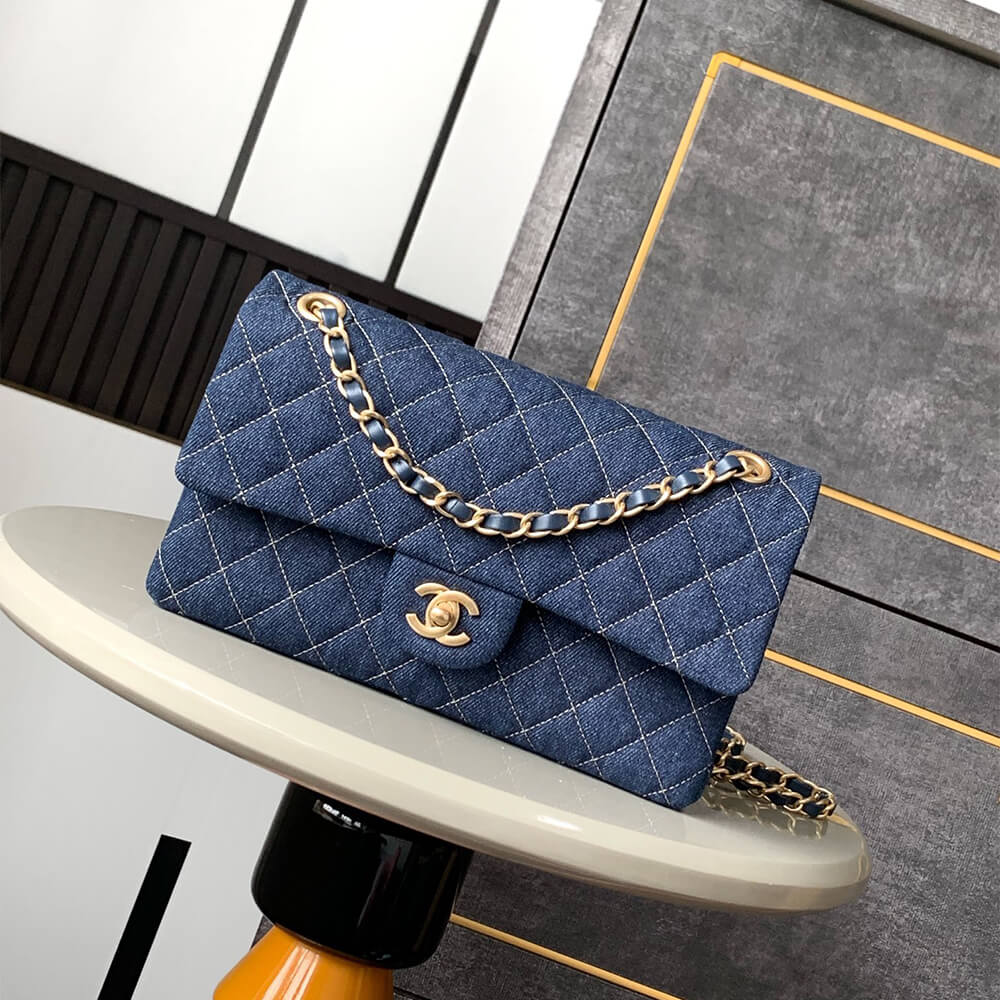 CHANEL Suede Classic Double Flap Handbag(HIGH-END GRADE)